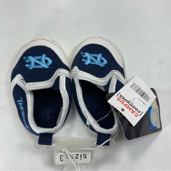 UNC Tarheels Slip-On Infant Shoes Size 3 Campus Footnotes - Picture 6 of 11